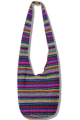 QUEEN-026-935 CHRYSANSMILE Hippie Crossbody Bag Thai Top Hobo