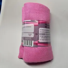 712012035610 CLEVER YOGA Mat Towel Pink #2