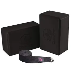 758381827067 CLEVER YOGA Blocks Strap Set Pack Light High