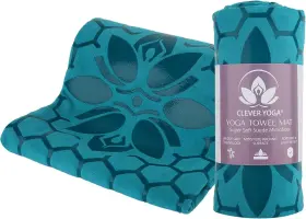 850004865446 CLEVER YOGA Slip Towel Mat Sweat Absorbent