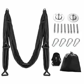 YSS-NOO1-BLCA YOGA Aerial Swing Sling Hammock Set Trapeze Kit #2 YSS-NOO1-BLCA YOGA Aerial Swing Sling Hammock Set Trapeze Kit #2