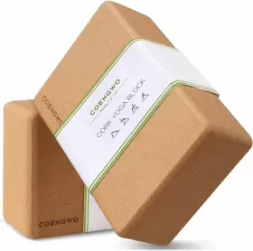 CW0006-CWUS-F1 COENGWO Yoga Block Cork Eco Handstand