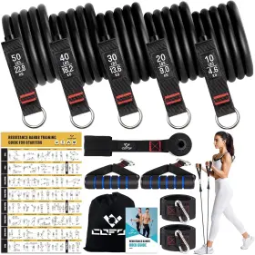 740107608883 COFOF Level Resistance Bands Set Handle