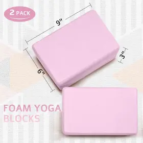 CH-YJZ-001 CONCHPEOPLE Yoga Blocks Pack Foam Improve Slip Ex #2