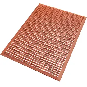 RED02 CRABLUX Rubber Floor Anti Fatigue Kitchen Mat Bar