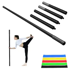 YS-001 CROWATTS Yoga Stick Steel Stretching Mobility Flexi