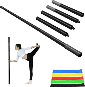 YS-001-US CROWATTS Yoga Stick Steel Stretching Mobility