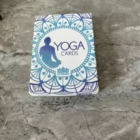SCAR-001 CROWN SPORTING GOODS Yoga Cards Illustrated Poses