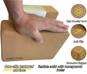 CRZ-001 CRZ YOGA Cork Blocks Pack Portuguese Bricks High #3