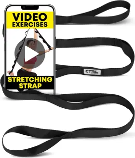 10THIN1BLACK CTRL SPORTS Stretching Strap Elastic Yoga Loops 10THIN1BLACK CTRL SPORTS Stretching Strap Elastic Yoga Loops