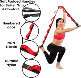 689744485764 CTRL SPORTS Stretching Strap Loops Elastic #3