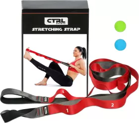 689744485764 CTRL SPORTS Stretching Strap Loops Elastic