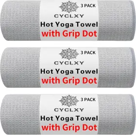 313102874814 CYCLXY Pack Yoga Mat Grip Dot Towel Slip