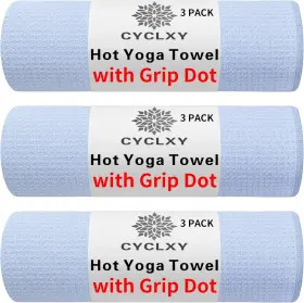 YOGATOWEL-02 CYCLXY Pack Yoga Mat Grip Dot Towel Slip
