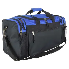 DF-053-ROYAL-BLUE DALIX Sports Duffle Bag Mesh Valuables Gym
