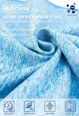 GTWL-002-BLUE DARCHEN Pack Gym Towels #3 GTWL-002-BLUE DARCHEN Pack Gym Towels #3