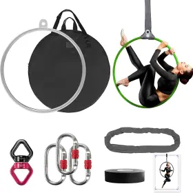 723849108224 DASKING Aerial Hoop Ring Set Single Poi