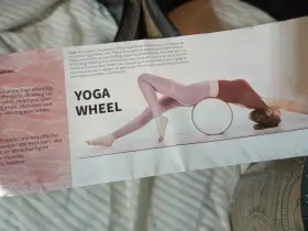 313042932988 DASPOM Yoga Wheel Cork Stretching Roller Slip #2