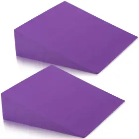 DE-YOGAFOAMWEDGE-PURPLE-2P DEAYOU Pack Yoga Foam Wedge Eva