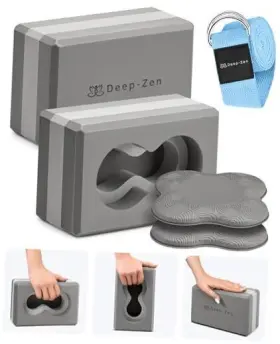 198715579345 DEEP-ZEN Yoga Blocks Wrist Pack Knee Pads