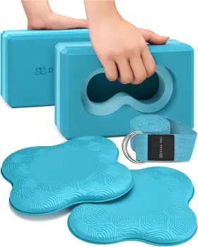Dzproca DEEP-ZEN Yoga Blocks Wrist Pack Knee Pads