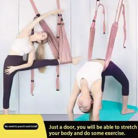 694857446755 DENPETEC Aerial Yoga Hammock Swing Pilates Antig #3