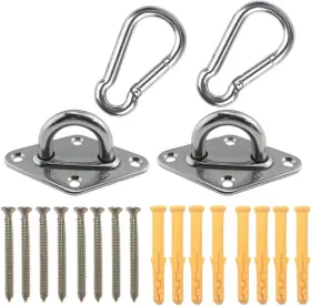 HAMMOCKHUP8M26 DIIG Hammock Pad Plates Staple Ring Hook Wall