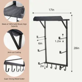 744173286952 DOCMON Yoga Mat Holder Wall Rack Gym #3