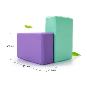 YJZ031 DOFOVER Set Yoga Blocks Eva Foam Exercise Bricks #3