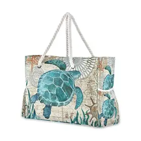 G72352670P432C467S893 DOMOOK Beach Bags Canvas Tote Water Sea