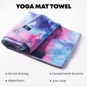 196852587377 DRISHTI BRANDS Yoga Mat Towel Anti Slip Grips #3 196852587377 DRISHTI BRANDS Yoga Mat Towel Anti Slip Grips #3