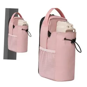 DB-250322-1 DRUNK BUTTERFLY Magnetic Gym Bag Women Sling Pink