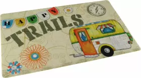 RVM1220HT DRYMATE Rv Dish Drying Mat Happy Trails