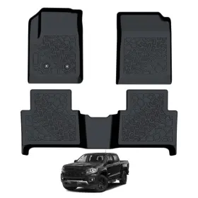 EALXFLCLD1522 EAUTO LIFE Car Floor Mats Chevrolet Crew Tpe