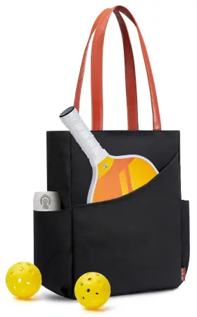 Eclsdl El-yd1008 Pickleball Bag For Women Stylish Nylon Tote Fits 2 Paddle Ball Gear Utilit