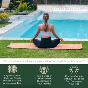 862174000008 ECO-INDIA Yoga Mat Slip Rug Earth #3