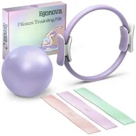 PRS1 EGONOVA Pilates Ring Set Magic Circle Dual Padded Mini