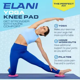 260729080035 ELANI Yoga Knee Pad Cushion Pack Pilates #2