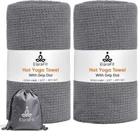 ELARAFIT-02503 ELARAFIT Pack Yoga Towel Slip Mat Absorbent