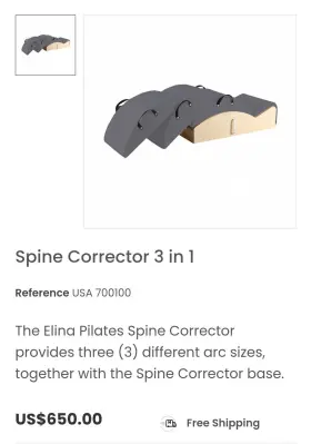 8421941006647 ELINA PILATES Studio Spine Corrector #2