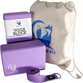 785939363661 ENK Yoga Pack Strap Eco Nontoxic Eva Block
