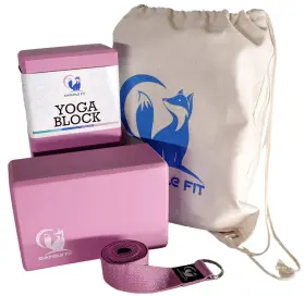 I8-PT3P-BP7G ENK Yoga Pack Strap Eco Nontoxic Eva Block Set