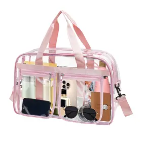 ENOT000264 ENKRIO Tote Bag Duffle Toiletry Zipper Transparent