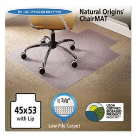 141042 ES ROBBINS Natural Origins Chair Mat Lip Carpet 141042 ES ROBBINS Natural Origins Chair Mat Lip Carpet