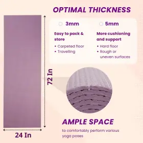 843203088464 EVERYDAY YOGA Slip Exercise Fitness Mat Eco Anti #3