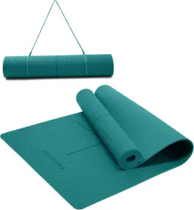 758762942037 EWEDOOS Eco Yoga Mat Alignment Tpe Slip