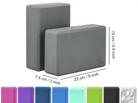 060444456851 EXERZ Yoga Blocks Pack Gym Exercise Workout #2
