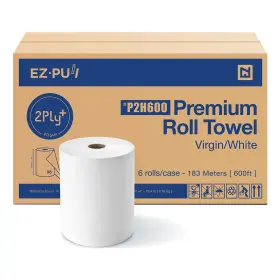 P2H600 EZPULL Ezbrnd Hardwound Towel Roll Fsc