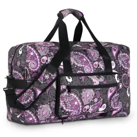 762102984243 F.FETIVIN Weekender Bag Travel Duffle Overnight