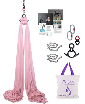432124042063 F.LIFE Aerial Silk Yoga Hammock Strater Yards